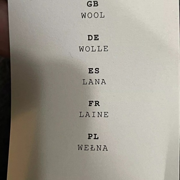 NWT Women & OTHER STORIES Fringed 100% Wool Blanket Scarf Gray Size 40”x62” - Picture 4 of 6